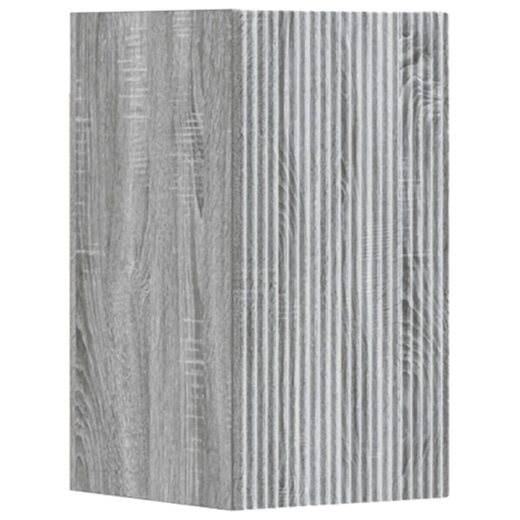 Set di mobili per il bagno 3 pz Sonoma grigio 3406049