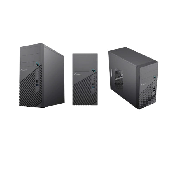 Case mid-tower no psu bk atx/microatx 2*usb2 2*usb2 1*typec - 200-00070