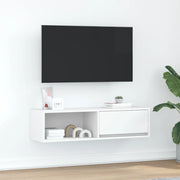 Mobile Porta TV Bianco 100x31x25,5 cm in Legno Multistrato 861472