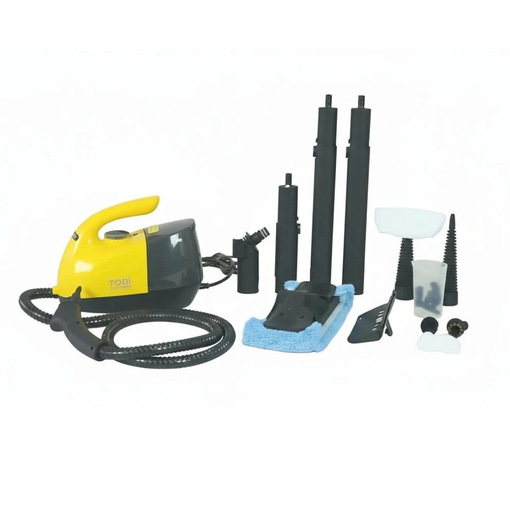 Trade Shop - Pulitore A Vapore Multifunzione 16 In 1 1800w Dispositivo Pulizia Casa Con 16 Accessori -