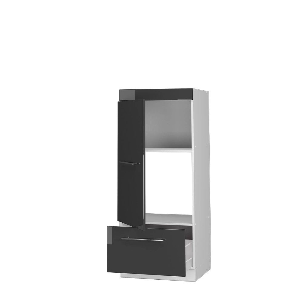 Vicco Set mobili bagno Antracite lucido 60 cm