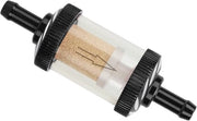 Filtro dell'aria per motocicletta - filtro a carbone attivo 6 mm nero - protezione finale contro la sporcizia nella benzina