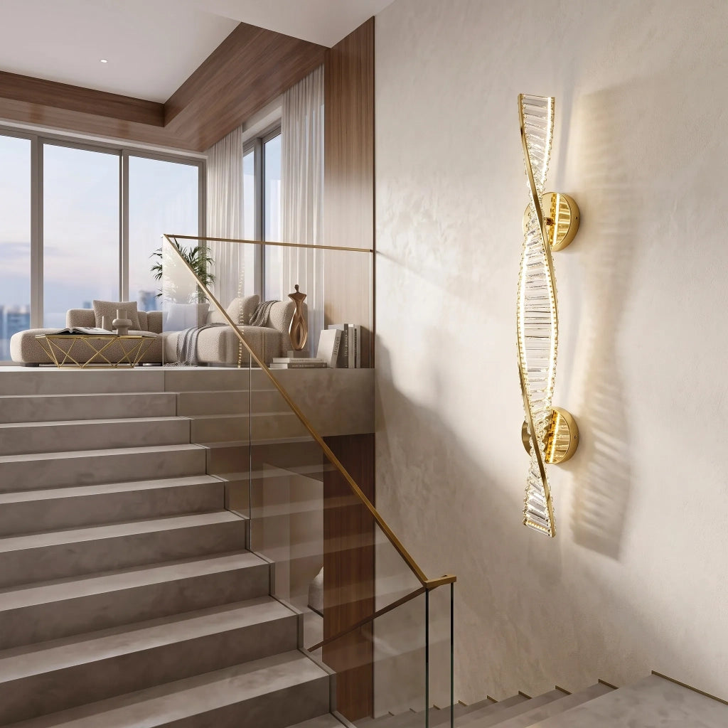 Applique Da Parete Led App1952-w 100cm Gold