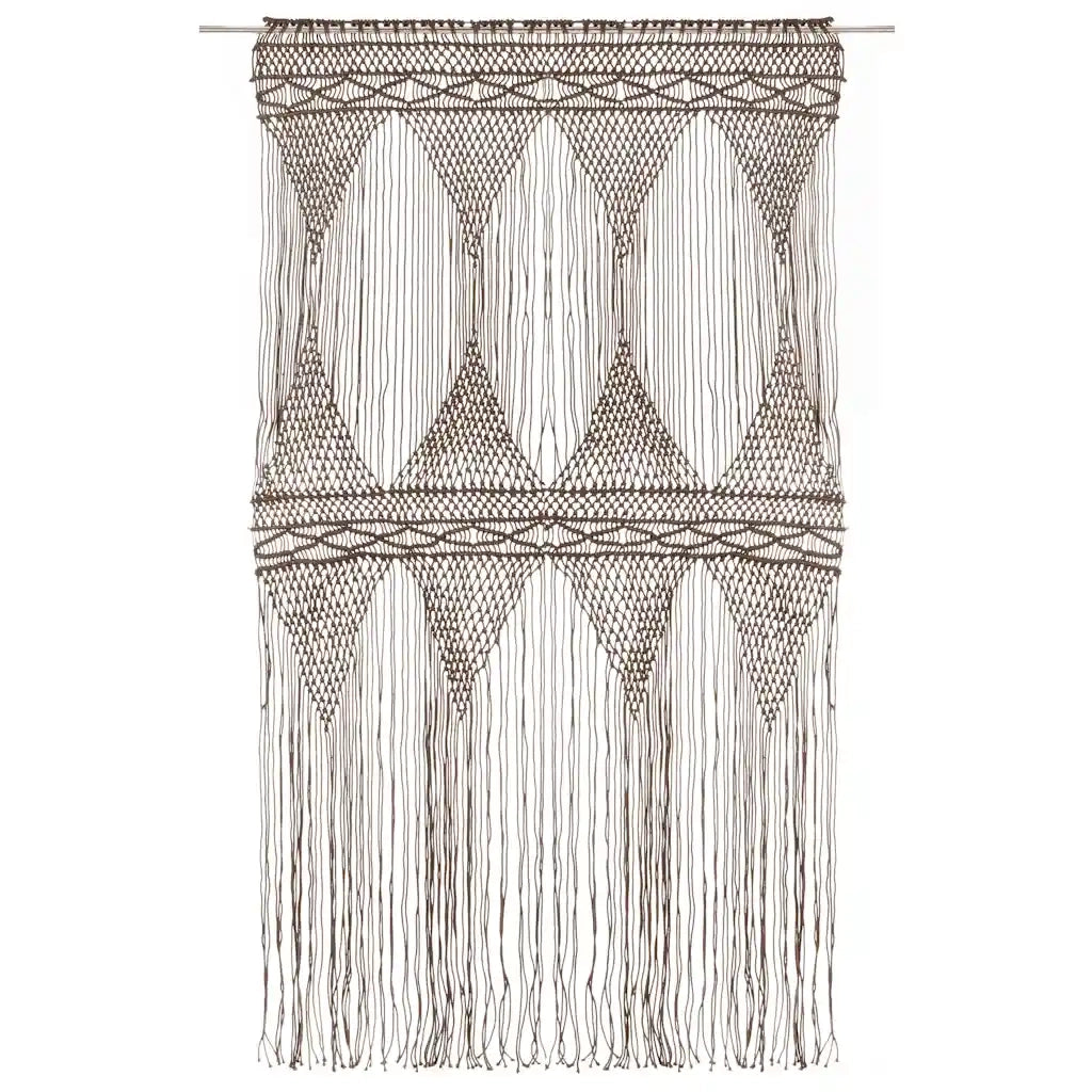 TendaMacramÃ¨ Grigio Talpa 140x240 cm in Cotonecod mxl 71445