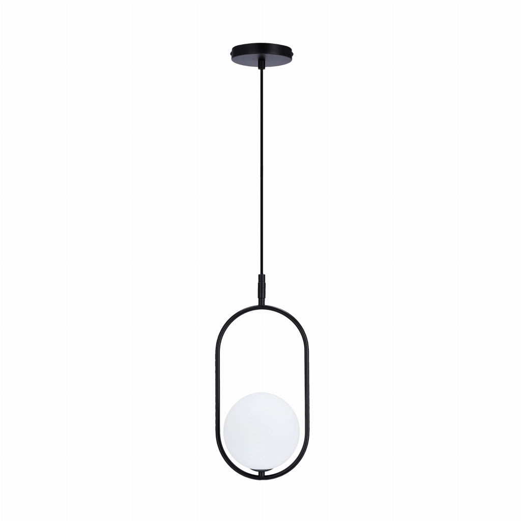 Lampada a sospensione Candellux Cordel nera G9 120cm