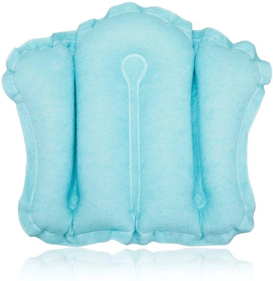 Sostegno per Bagnanti Opzionale - Piumone Inflabile - Supporto Cervicale - Morsetto - Molto Sottile - Comodo - 51 x 38 cm - Bagnini
