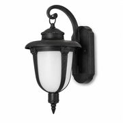 APPLIQUE DA ESTERNO LANTERNA NERA PARETE E27 MAX 60W CLASSICA GIARDINO IP44 A3-S