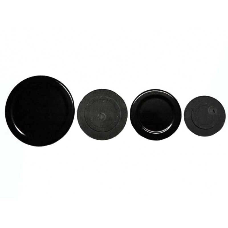 KIT 4PZ PIATTELLI CAPPELLOTTI BRUCIATORI PIANO COTTURA REX ELECTROLUX AEG - Electrolux Rex Aeg Zoppas