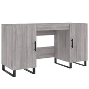 Scrivania | Tavolo da Ufficio Grigio Sonoma 140x50x75 cm in Legno Multistrato