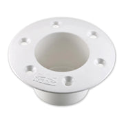 Base ad incasso rinforzata bianca per tubi da 60 mm