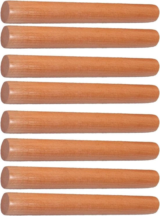 Deegroller in legno di betulla per pizza, panzerotto e pastella (16x27cm)