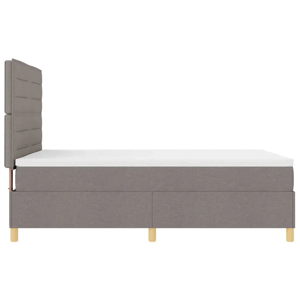 Letto a Sorgente LED con materasso Talpa 140 x 200 cm Tessuto 3343030