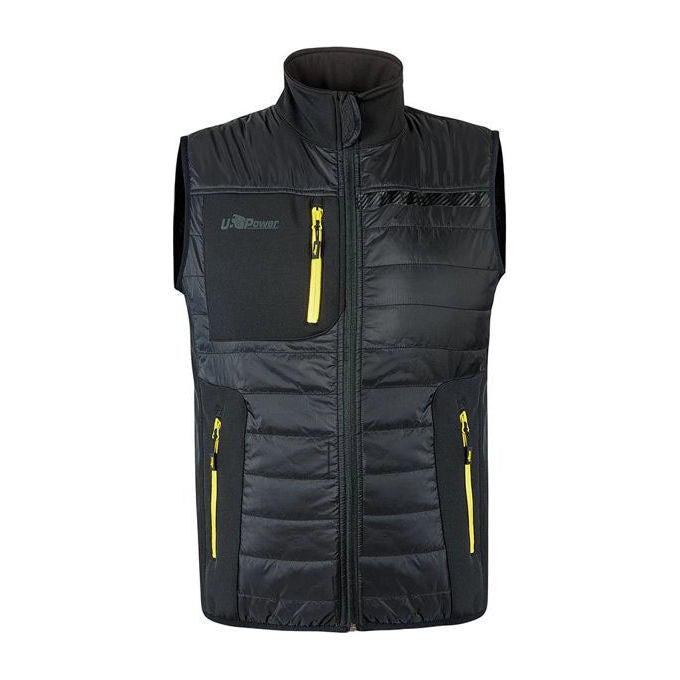 Upower Gilet Black Carbon Taglia XL Wall