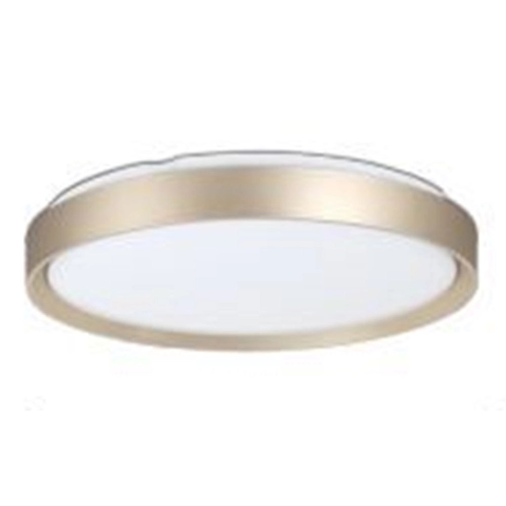 Trade Shop - Plafoniera Led Da Soffitto Circolare 60w Anello Oro Bianco Luce Fredda 6500k 77993 -