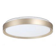 Trade Shop - Plafoniera Led Da Soffitto Circolare 60w Anello Oro Bianco Luce Fredda 6500k 77993 -