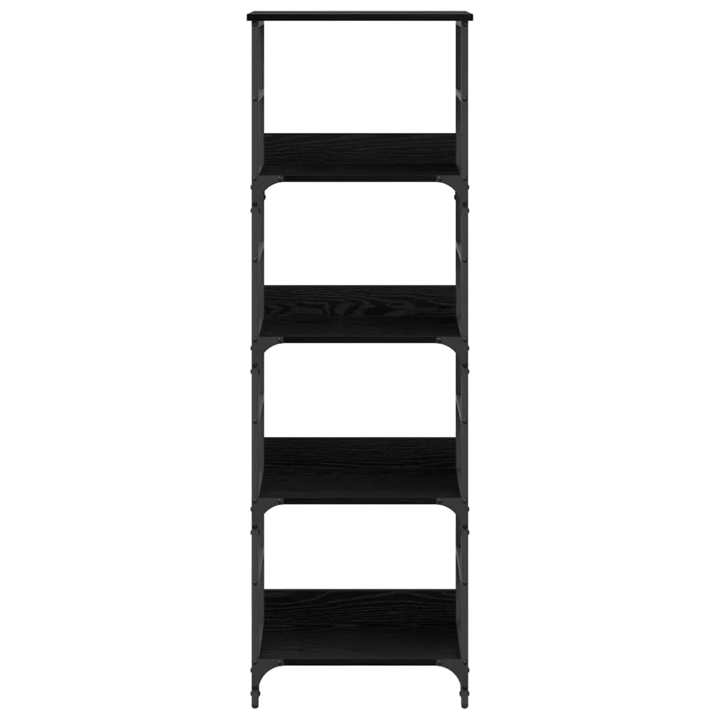 Libreria Rovere Nero 50 x 33 x 153 cm Legno multistrato 882756