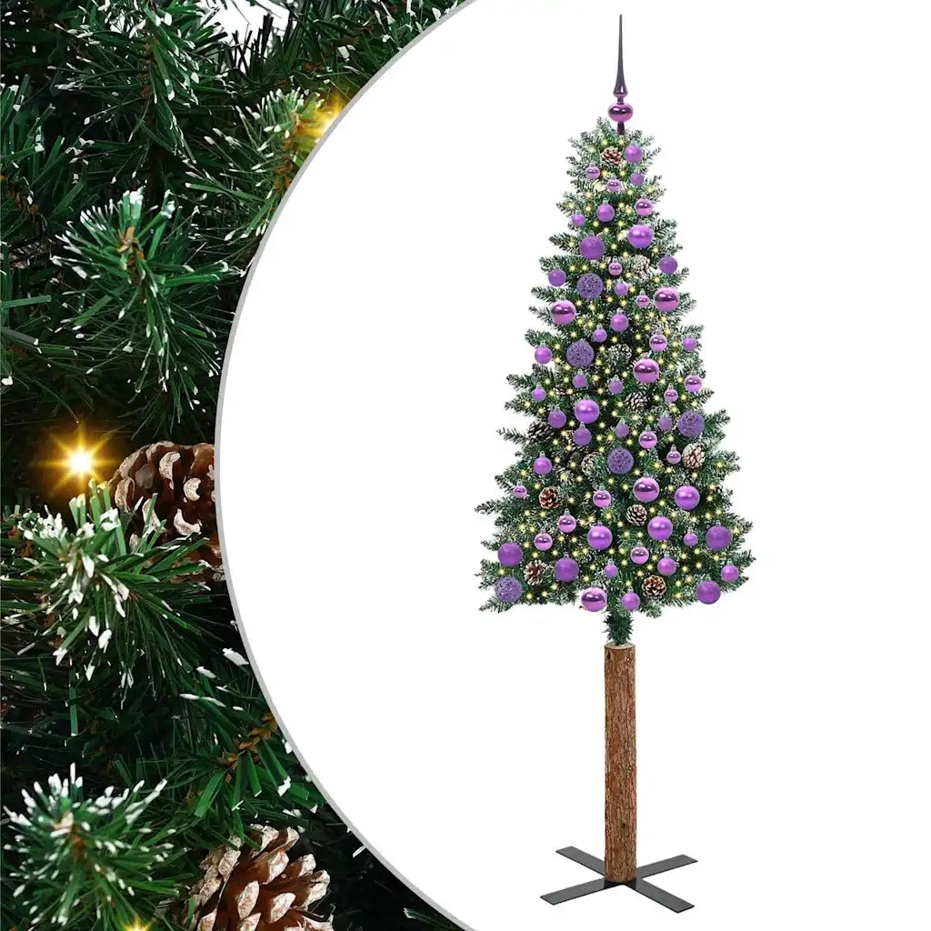 Albero di Natale snodato con 300 LED con supporto Verde 180 cm 3394905
