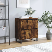 Credenza Rovere Fumo 60x35x70 cm in Legno Multistratocod mxl 128594