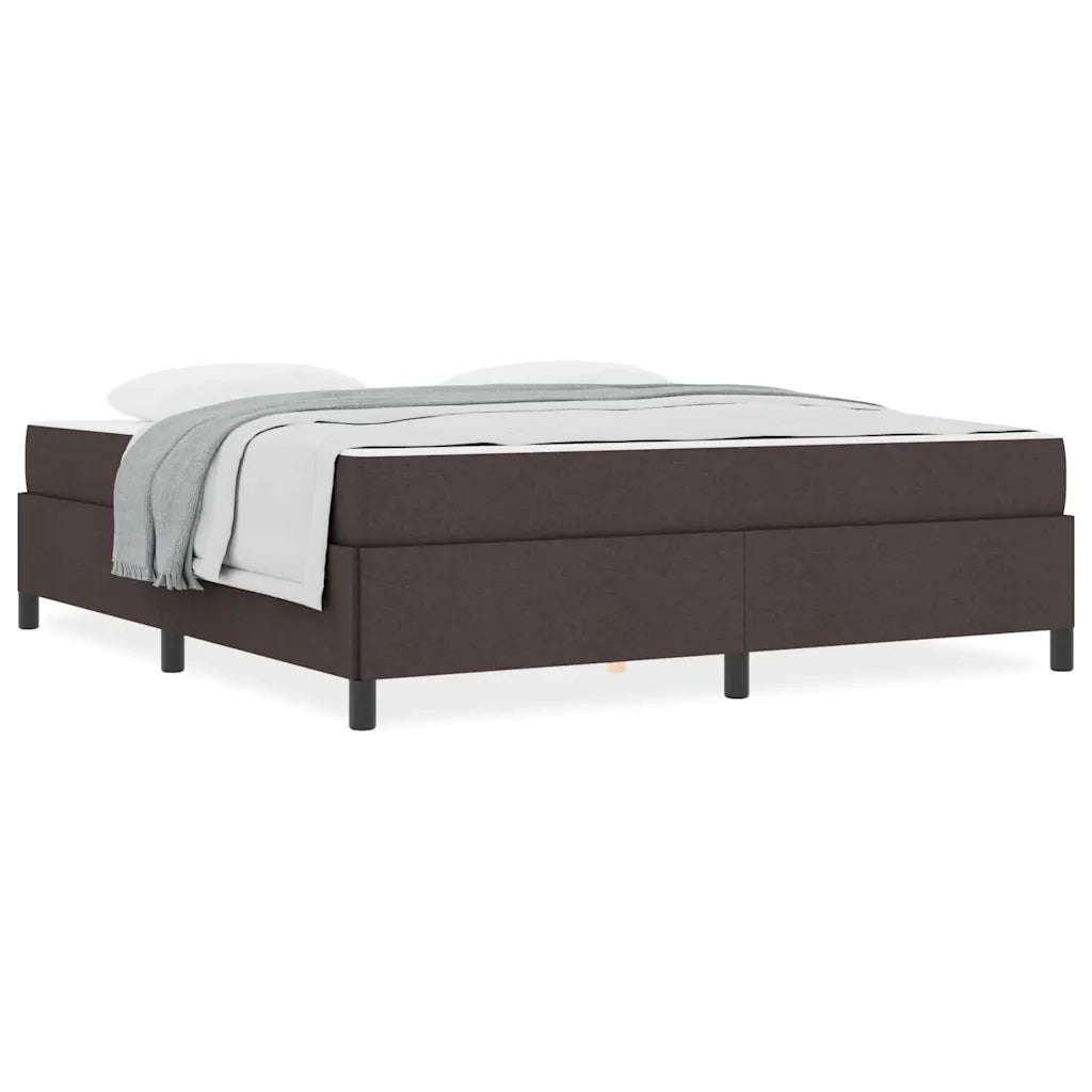 vidaXL Letto a molle Marrone 180 x 200 cm