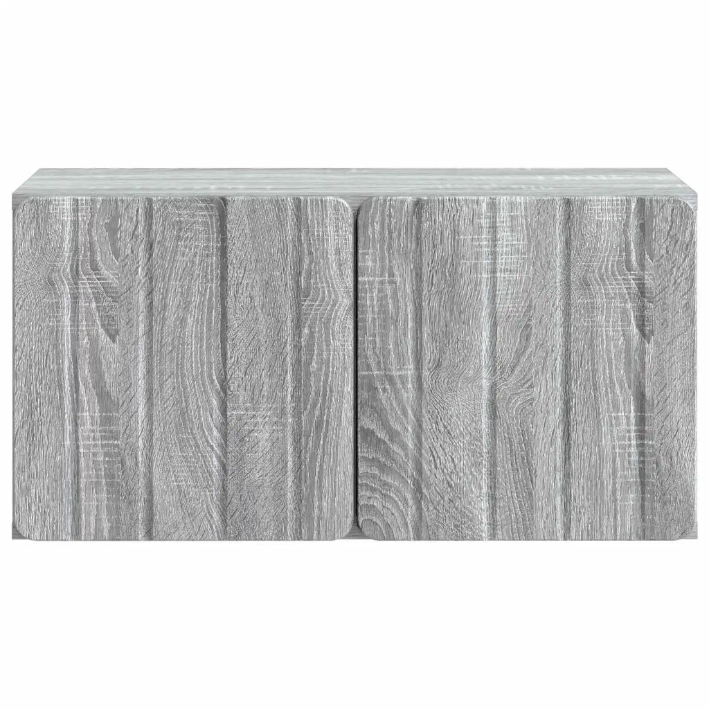 Mobile Porta TV da Muro Grigio Sonoma 59,5 x 31 x 30 cm