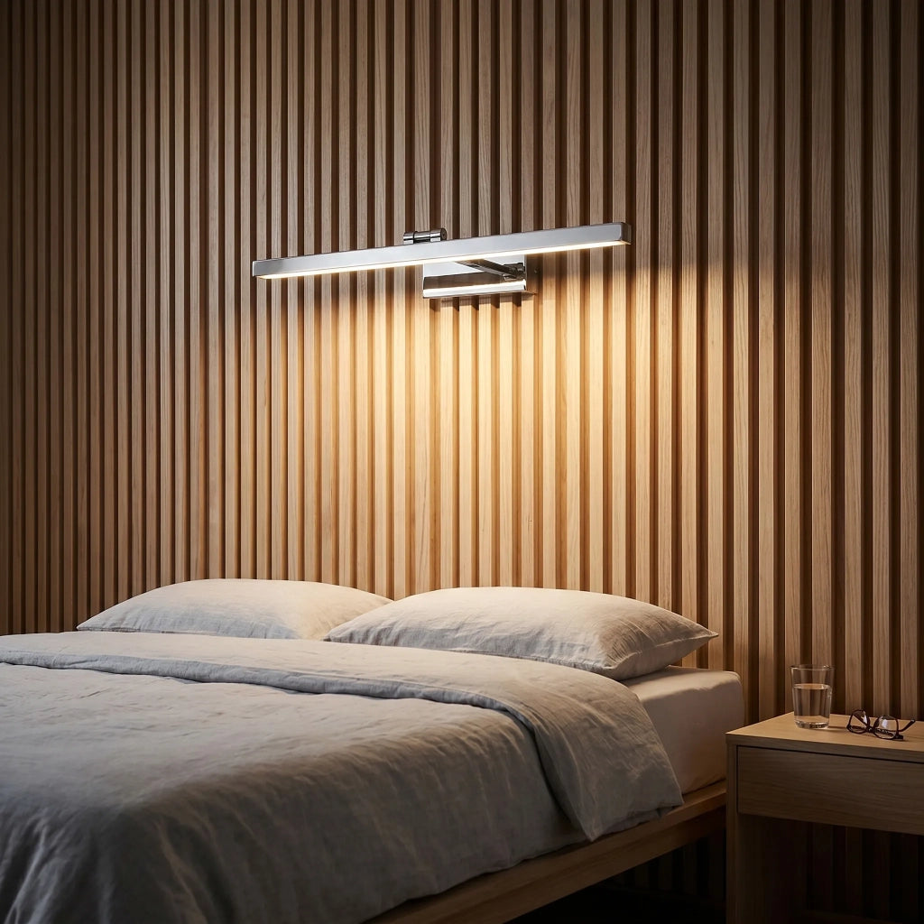 Applique Da Bagno Led APP1858-1W 60 Cm Chrome