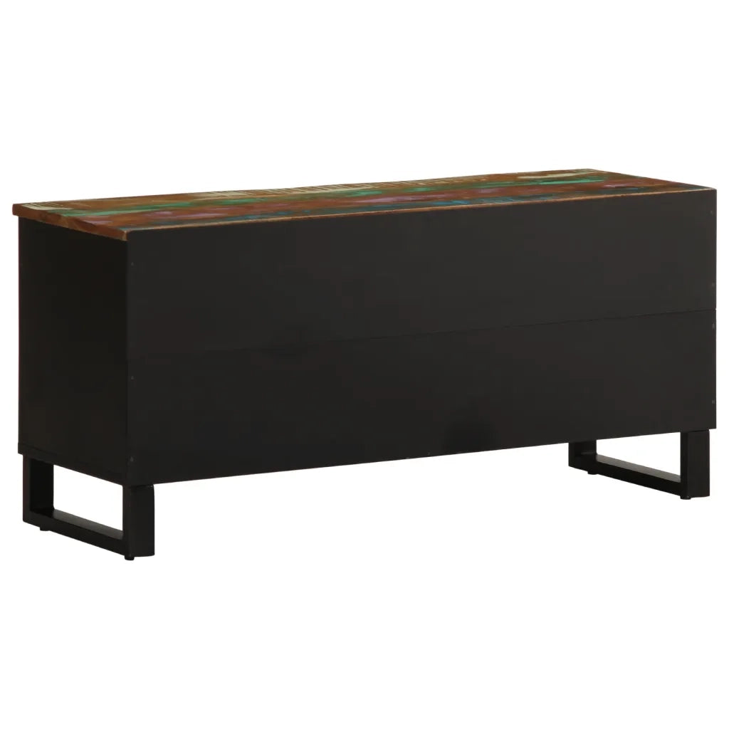 Mobile Porta TV-Mobile per TV-Credenza TV 100x34x46 cm in Legno Massello di Acacia 779852
