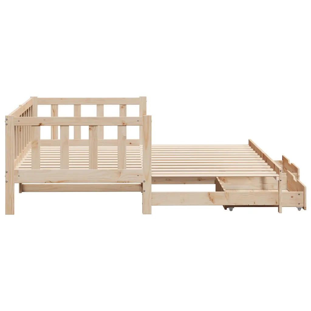Divano Letto Estraibile con Cassetti senza Materasso-Sofa Letto-Daybed 90x200 cm 475864