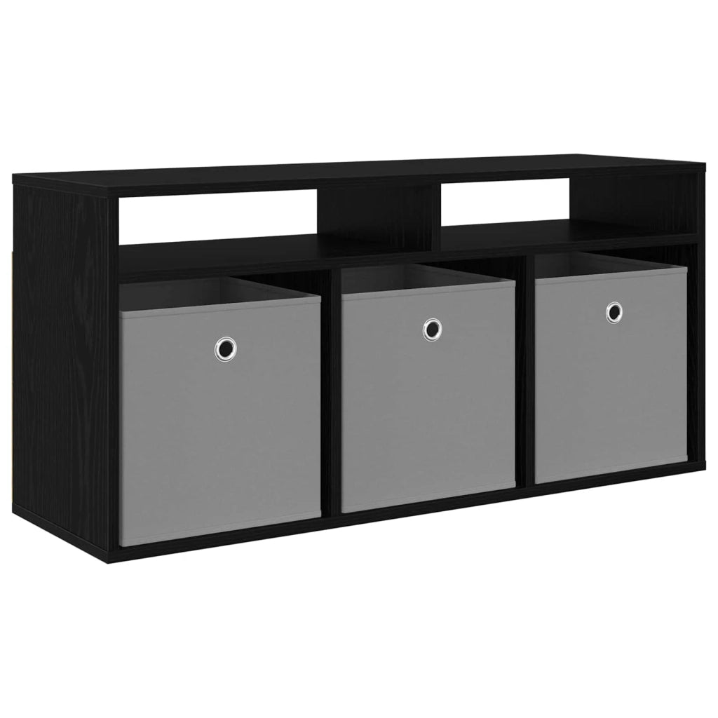 Lowboard con cassetto Rovere Nero 102 x 32 x 48,5 cm CFW1420374