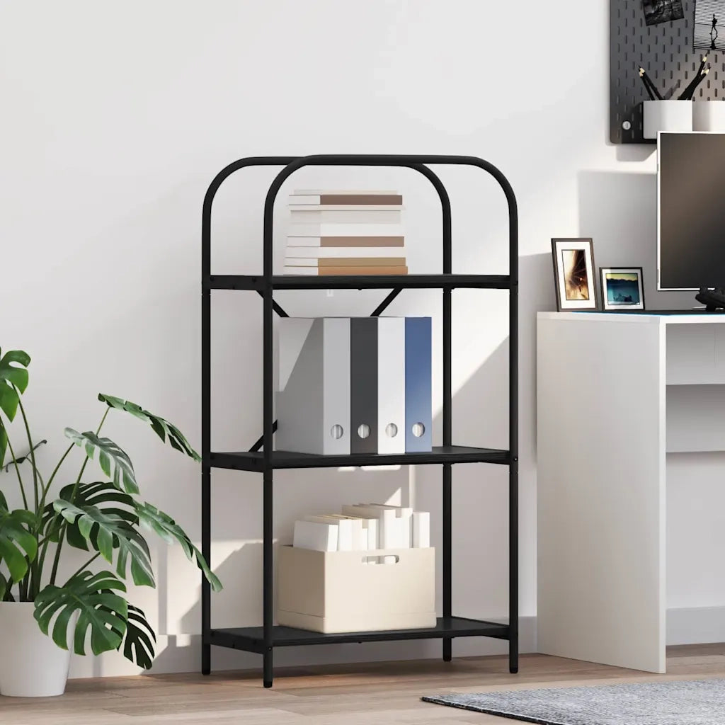 Libreria Rovere Nero 60 x 30 x 109 cm Legno multistrato 879863