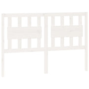 Testiera | Testata per Letto Bianca 140,5x4x100 cm Legno Massello di Pino