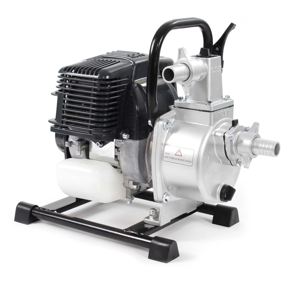 Pompa dell'acqua a benzina 1kW a 6.500 rpm Pompa da giardino da 8.000l/h Prevalenza 30m