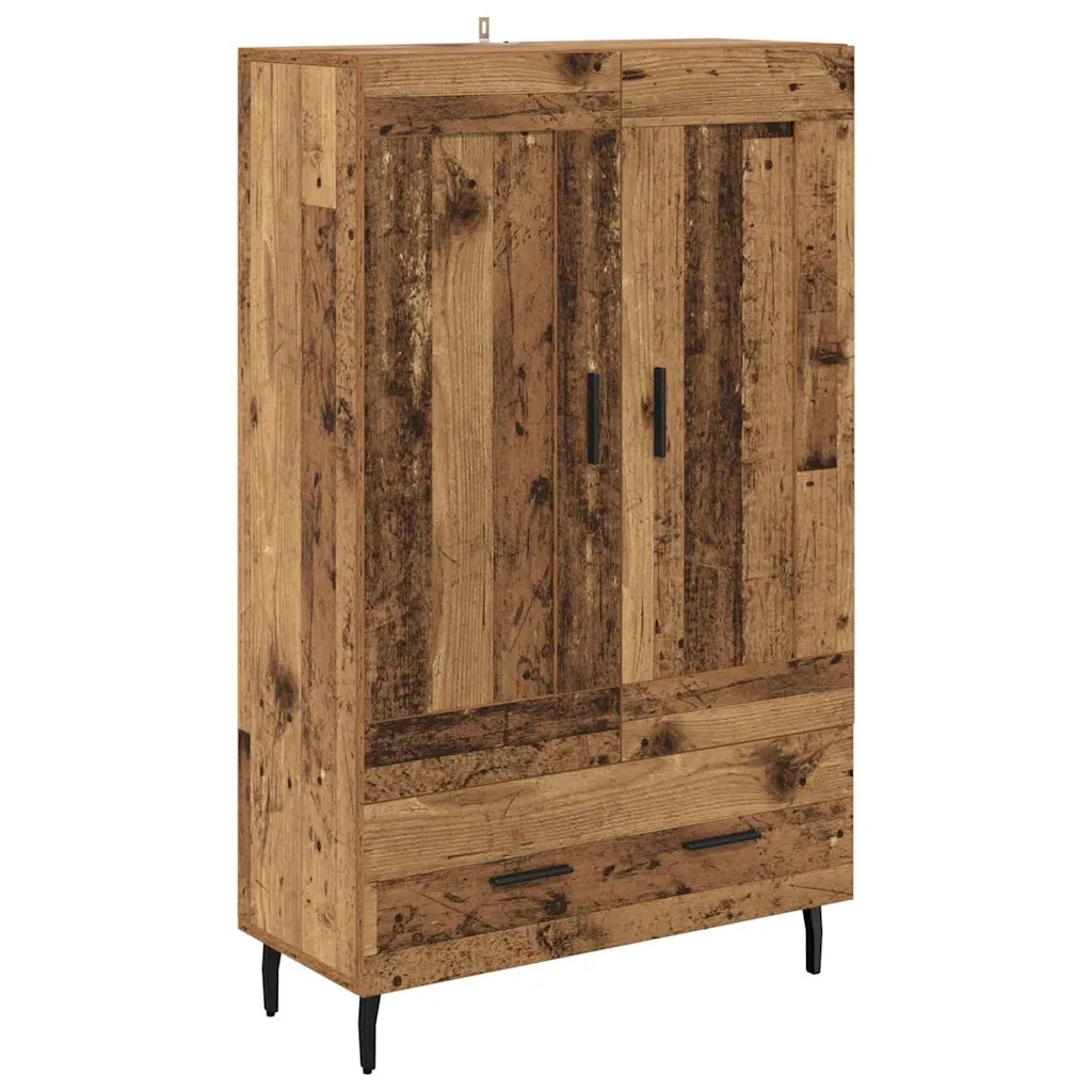 Credenza | Madia | Buffet da pranzo | Armadio da pranzo Legno vecchio 69,5 x 31 x 115 cm Legno multistrato