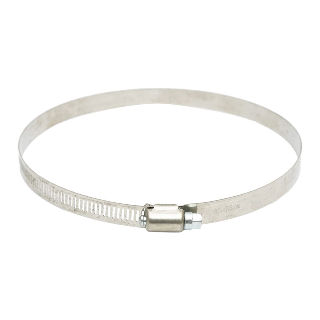 Collare per tubo in acciaio inox regolabile, 130-165 mm