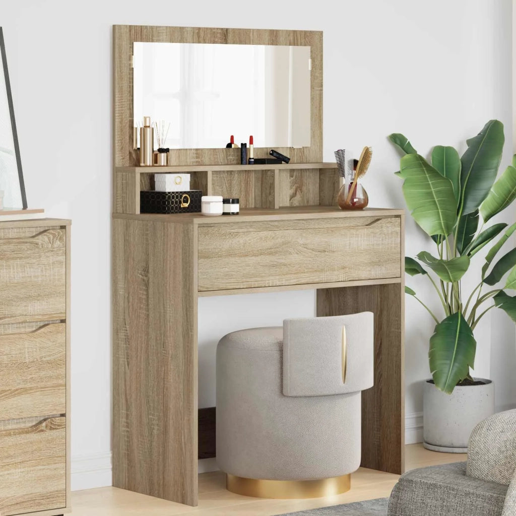 Tavoli da Trucco per Camera da Letto con cassetto Rovere Sonoma 888979