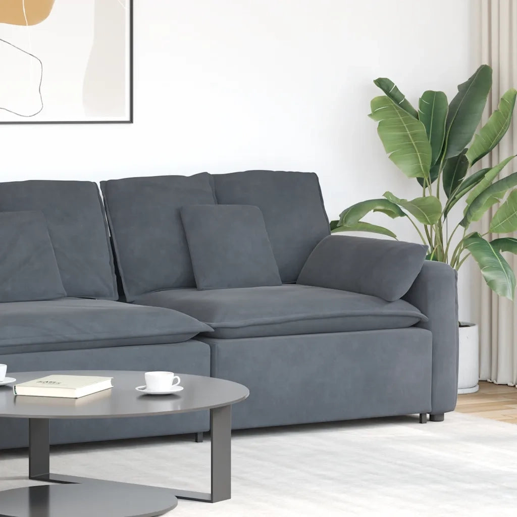 Modulo Terminale Bracciolo Divano Modulare con Cuscini 100 cm CFW9514878
