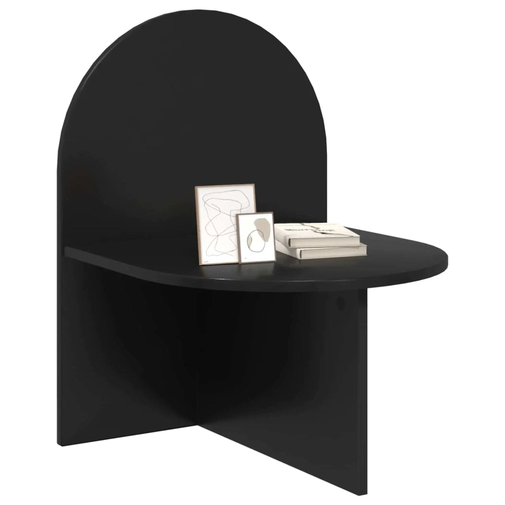 Comodino 2 pcs Rovere Nero 48 x 49 x 65 cm Legno ingegnerizzato