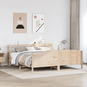 Letto senza Materasso 200x200 cm in Legno Massello di Pino 3306213