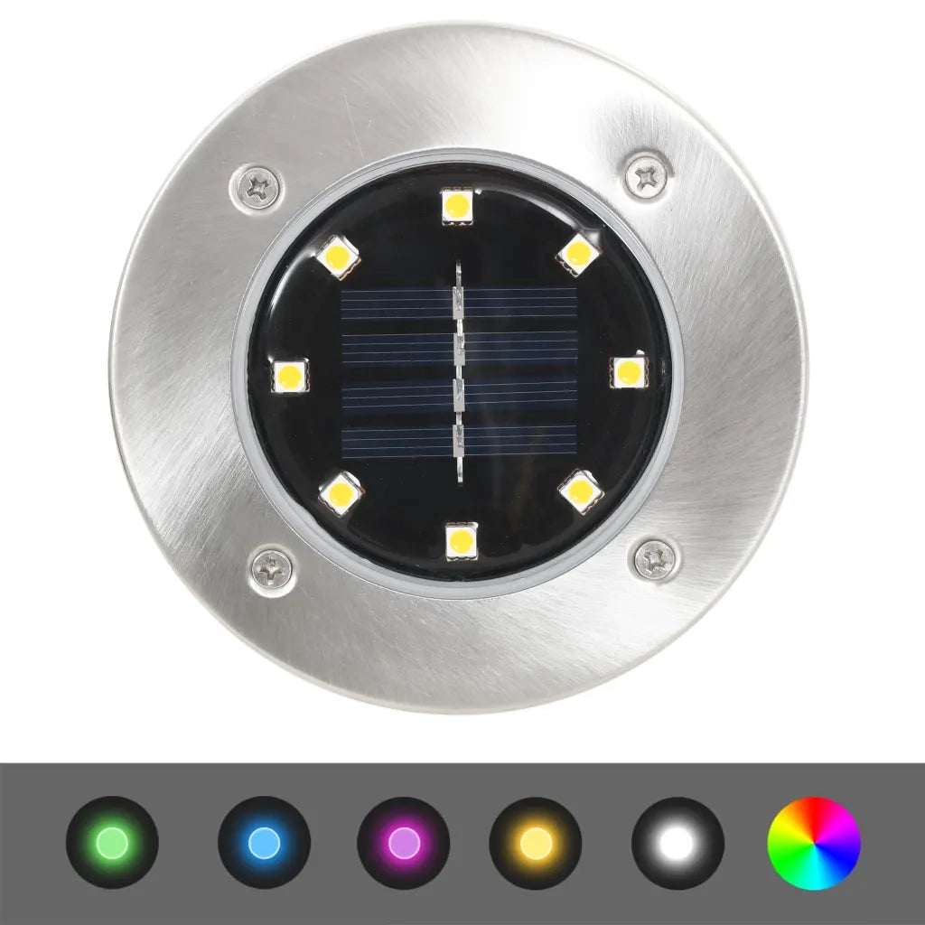 Lampade Solari da Terra 8 pz Luci a LED Colore RGB CFW8419804