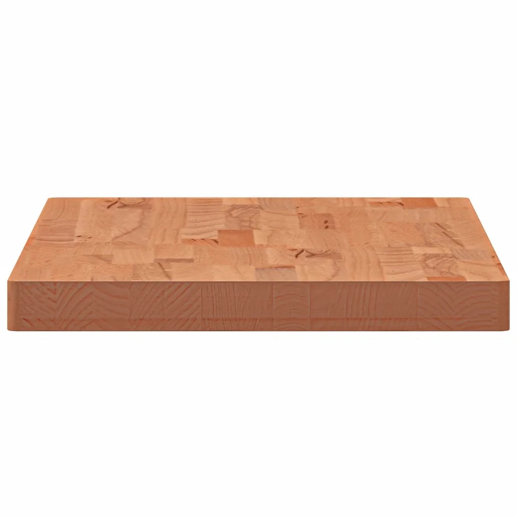 Piano Tavolo 100x50x4cm Rettangolare Legno Massello di Faggio 3188898