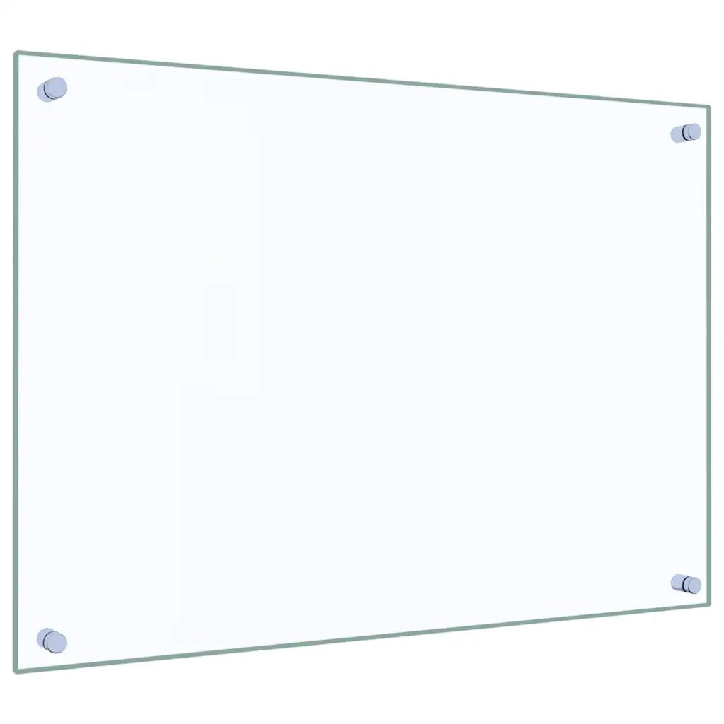 Paraschizzi per Cucina Trasparente 70x50 cm in Vetro Temperato CFW3507376