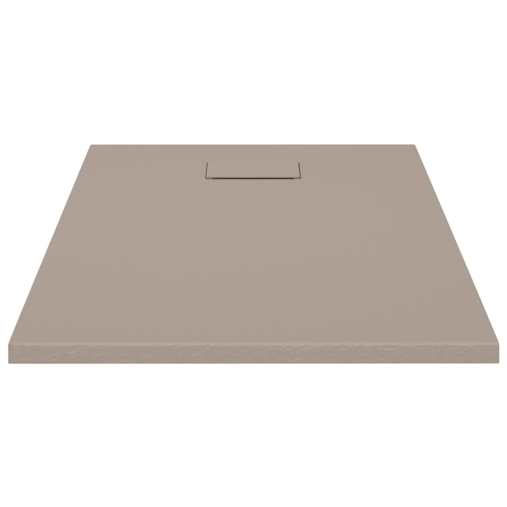 Piatto doccia base doccia piatto doccia contenitore doccia bagno WC cabina doccia arredamento casa SMC 100x70 cm marrone 02_0001968