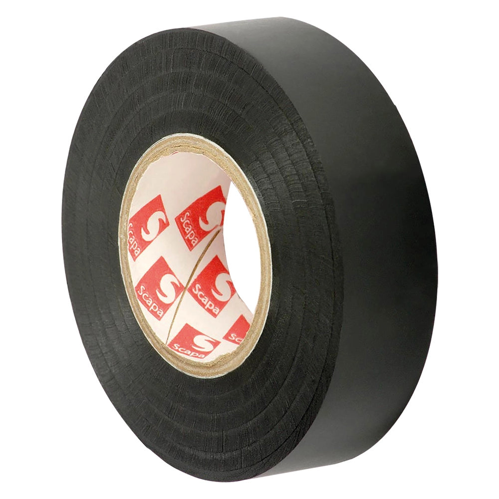 NASTRO ISOLANTE mm. 38 x 25 mt - colore nero- 5 pezzi  - SCAPA