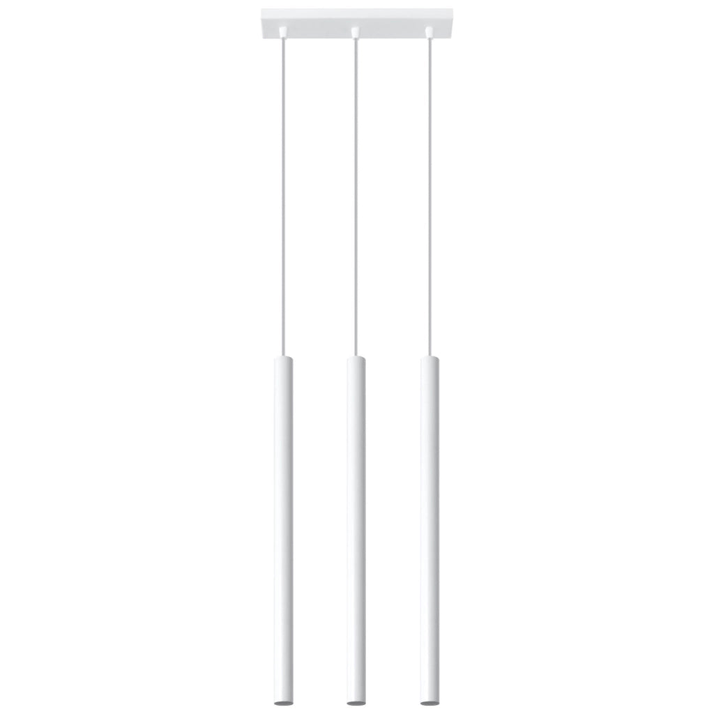 Lampadario Velino 3 luci bianco metallo Pure Lume G9