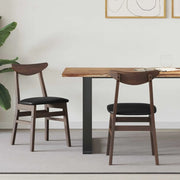 Sedie da pranzo 2 pcs Marrone Chiaro 42 x 47.5 x 81 cm