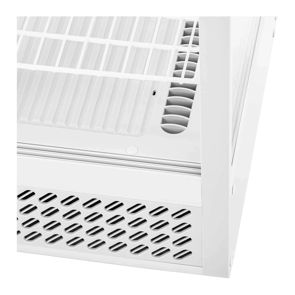 Vetrina refrigerata da 100 litri 3 ripiani plastica vetro temperato bianco 14_0005387