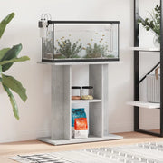 Supporto per acquario in cemento grigio 60x30x60 cm in legno ingegnerizzato 833571