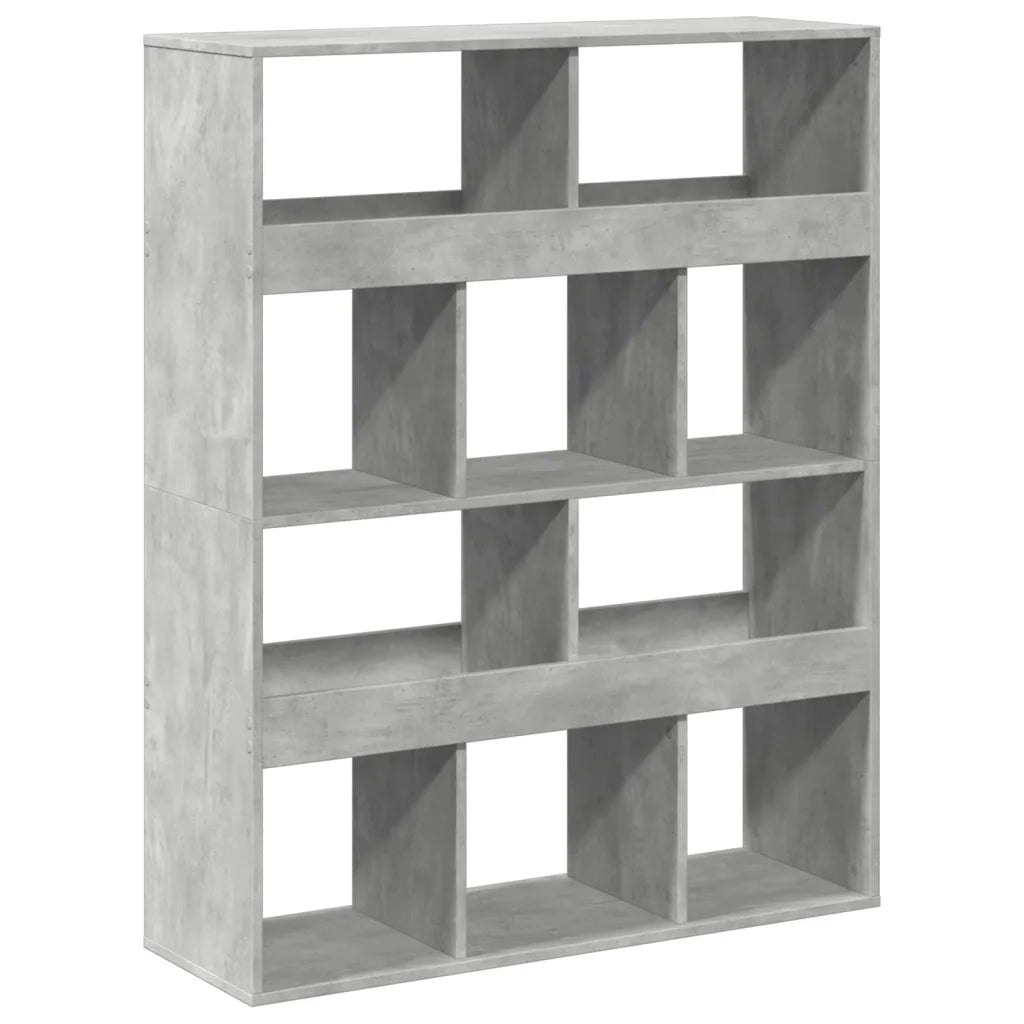 vidaXL Divisorio Stanza Grigio Cemento 100x33x125,5 cm in Truciolato