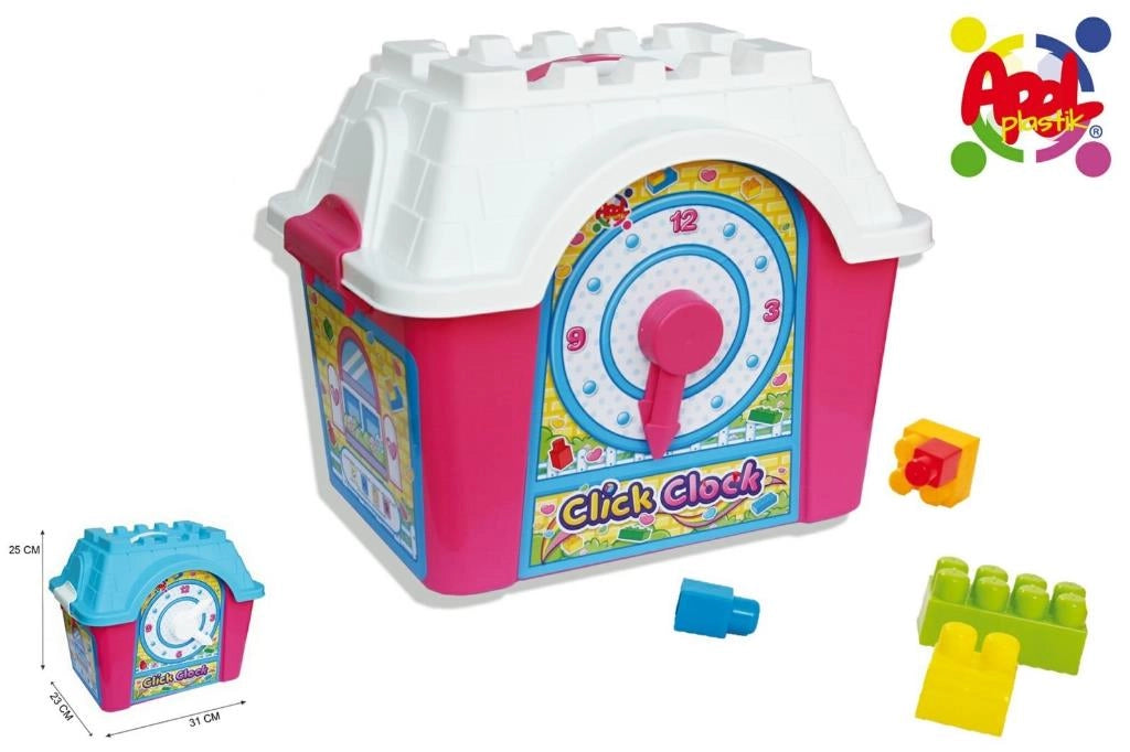 Box Costruzioni Clik Clok Bloks Giochi per Bambini e Bambine ap giochi