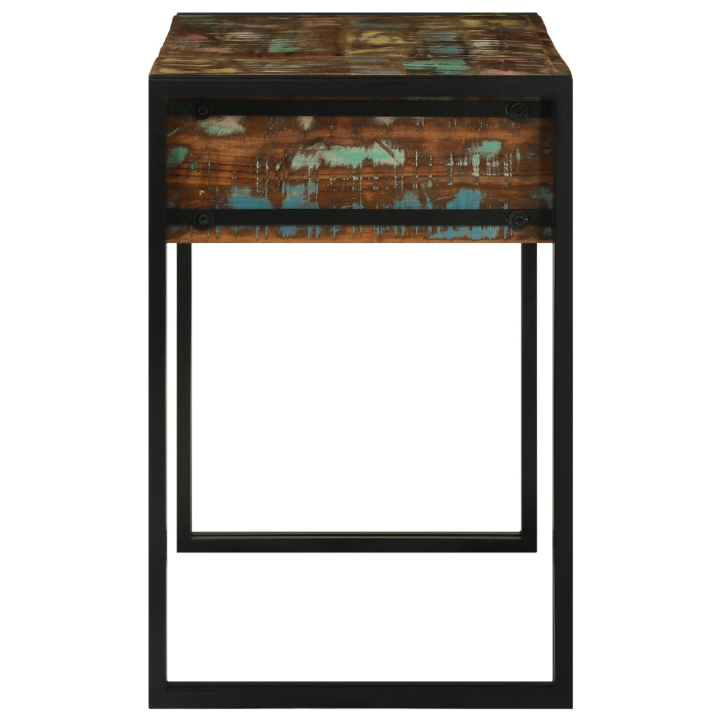 Tavolo da Trucco 90x50x75 cm Legno Massello Recuperato