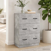 Mobile con Cassetti Grigio Cemento 66 x 34,5 x 87 cm 895298